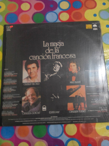 Varios Lp La Magia De La Canción Francesa Vol 1 Z