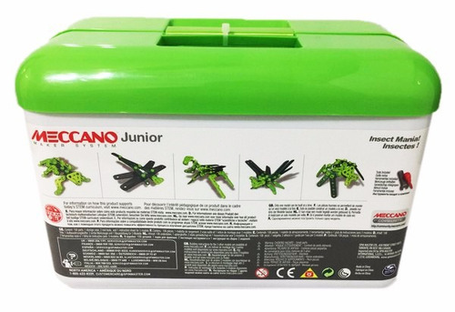 Meccano Junior Caja Herramientas 106 Pzs Insectos Educando