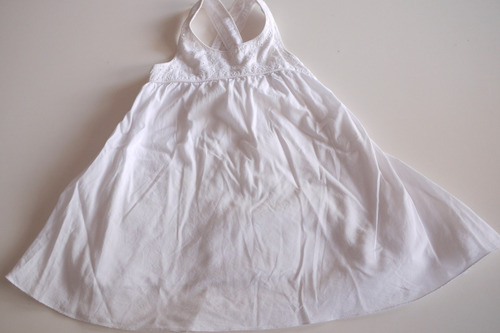 Vestido La Girls Blanco Talle 2-3