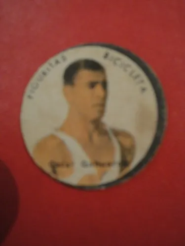 comprar Figuritas Bicicleta Atletismo Gahuarou Año 1949