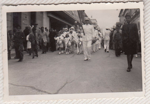 1952 Paysandu Fotografia Real De Desfile Callejero Vintage