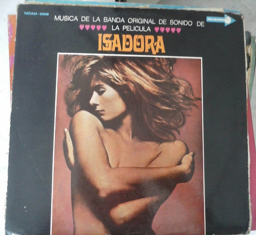 Isadora, Musica Banda De Sonido De La Pelicula, Disco Vinilo