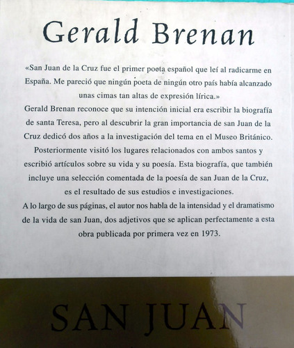 San Juan De La Cruz - Gerald Brenan - Plaza & Janés - 2000