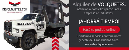 Imagen 5 de 5 de Alquiler Volquetes San Martin, 3 De Febrero Y Zona Norte