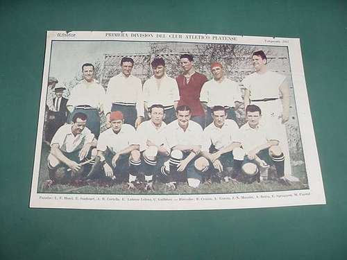 Poster Grafico Futbol Division 1927 - Club Atletico Platense