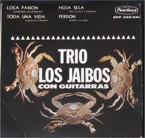 Trio Los Jaibos Con Guitarras - Disco De 45 Rpm