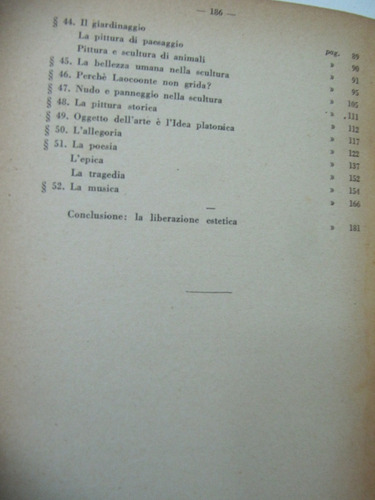 L'oggetto Dell'arte Schopenhauer 1934 (Usado)