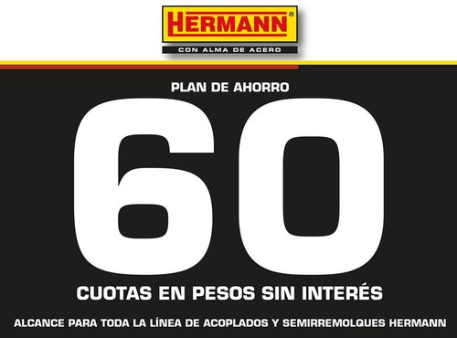 Imagen 4 de 14 de Acoplado Baranda Volcable De 4 Ejes Hermann 0km ¡60 Cuotas!