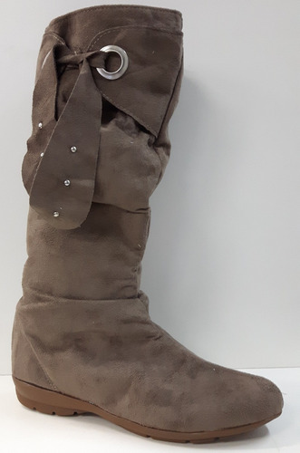 Bota Feminina Rasteira Apache Microfibra 3004