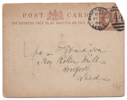 Postal Antigua De Inglaterra 1900