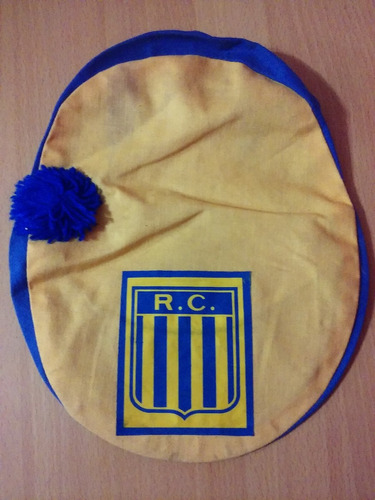 Antigua Gorra Rosario Central Vasca Escudo Pompon