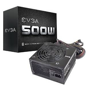 Evga 500 W1 80+, 500w De Potencia Continua, 3 Años De Garant