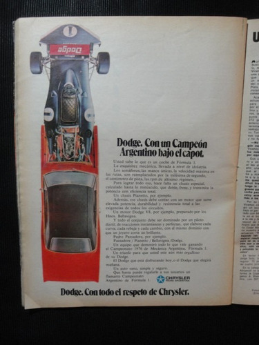 Publicidad Dodge Gtx V8 Año 1977