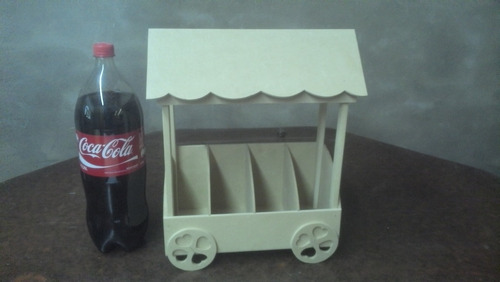 Carrito Kiosco Candy Bar 30 X 16 X 40 Ff 5.5 Y 3mm