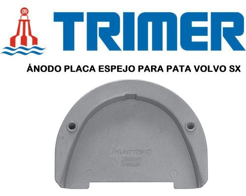 Anodo Volvo Para Pata Sx Placa Espejo - Magnesio