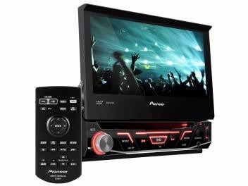 Dvd Automotivo Pioneer Avh-3880dvd Retrátil - Tela 7  Touch