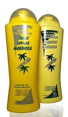 Kit Shampoo E Condicionador Mandioca Duna's 460ml