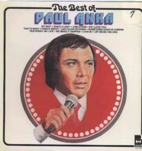 The Best Of Paul Anka Vinilo Importado Lp Pvl