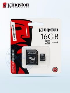 Memoria Flash Microsdhc Kingston, 16gb, Con Adaptador Sd