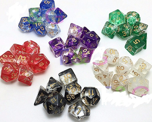 Set De Dados Para Jugar Rol