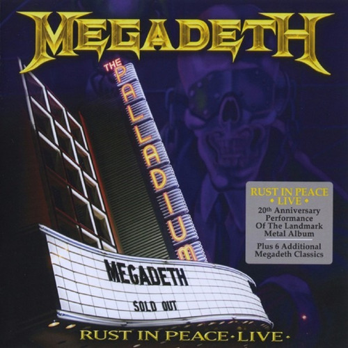 Megadeth - Rust In Peace - Live - Cd+dvd