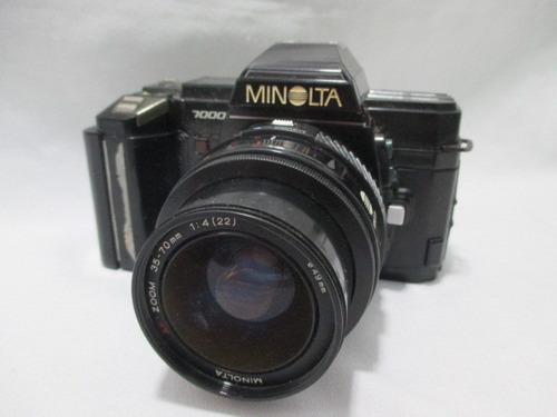 Antiga Camera Minolta 7000 Lente 35-70mm **sem Testar**