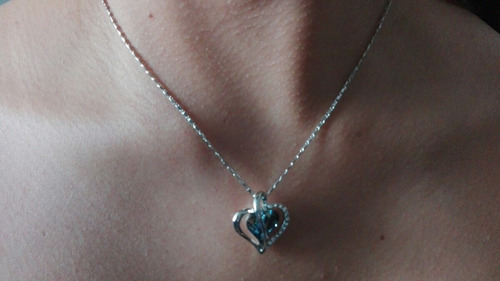 Collar Más Pendientes Mujer Corazón Amor Elements Swarovski