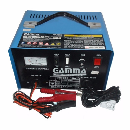 Cargador De Bateria Gamma G2705 Carga 10 Amp 12/24 V