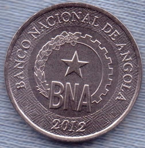Imagen 1 de 2 de Angola 50 Centimos 2012 * Republica * Banco Nacional *