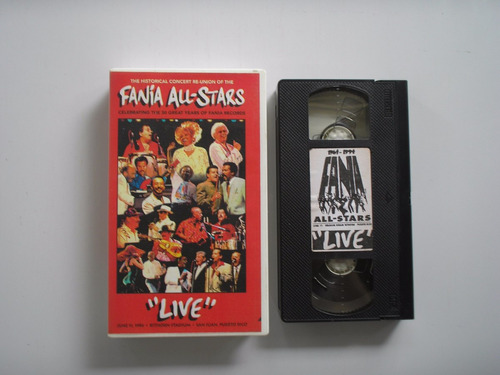 Fania All Stars Live San Juan Casete Vhs Print Usa 1994