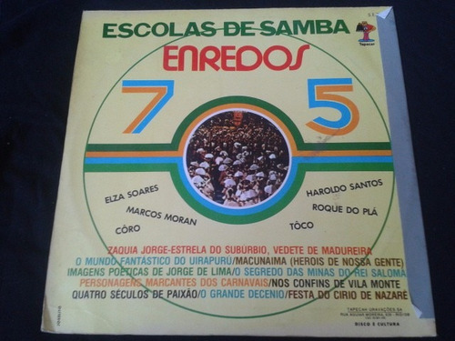 Lp Escuelas De Samba Enredos