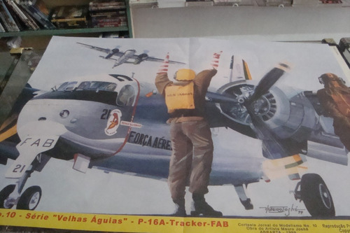 Poster Cartaz Foto Catalogo Aviao P-16a Tracker Fab Ed Bruno