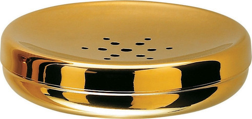 Imagem 1 de 2 de Saboneteira Hara Spa Golden ( Aço Inox Dourado )