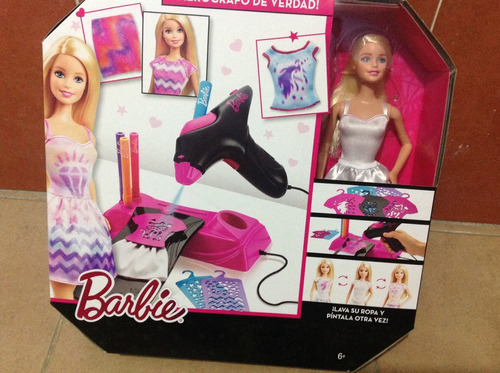 Barbie Diseño De Modas,aerógrafo De Verdad .