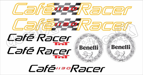Kit Adesivos Benelli Tnt 1130 Cafe Racer Rc01