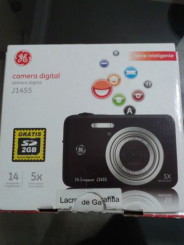 Imagem 1 de 7 de Câmera Digital Ge J1455 14mp Zoom 5x