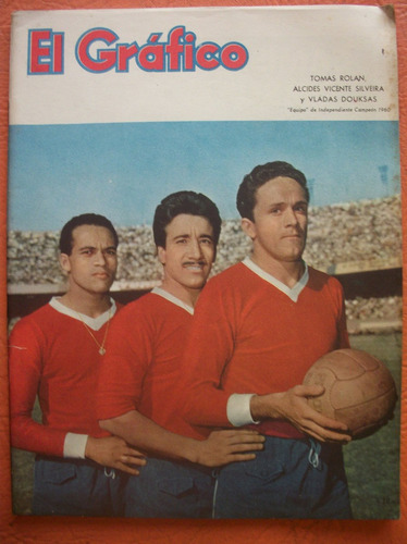 El Grafico 2155 18/1/1961 Rolan Silveira Independiente Envio