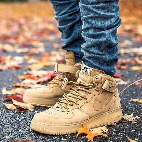 nike air force 1 hombre cafe