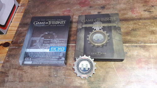 Blu Ray Game Of Thrones Temporada 3 Steelbook Con Iman
