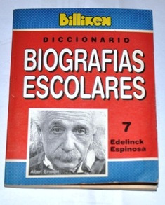 Libro Billiken Diccionario Biografias Escolares Nº 7