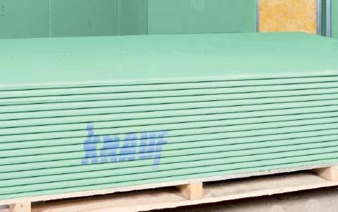 Placa De Yeso Knauf Antihumedad Impregnada 12,5mm = Durlock