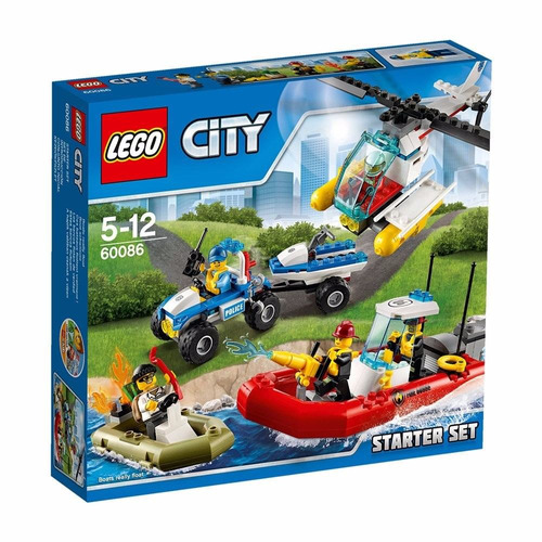 Lego City 60086 Policia Ciudad Set De Inicio Original