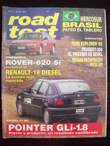 Road Test 57 7/95 Vwpointer Gli 1.8 Renault 19 Diesel