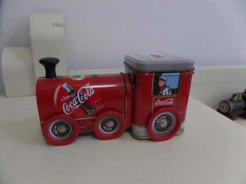 7k Coca Cola Coleccion Tren De Lata 1999