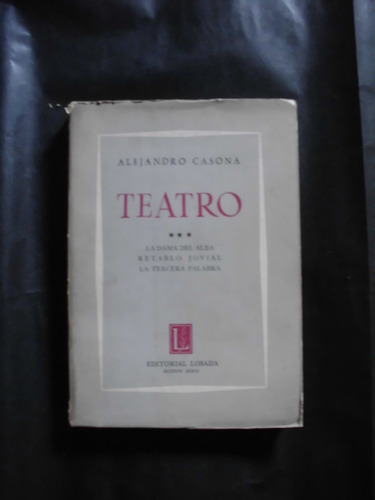 Teatro Iii Alejandro Casona La Dama Retablo La Tercera
