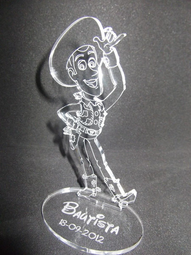Souvenir Acrilico Toy Story Buzz Lightyear Woody C/tu Nombre