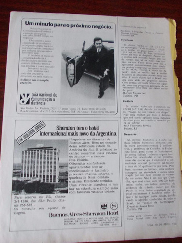 Propaganda Antiga - Philishave Super 90 - Sheraton Hotel