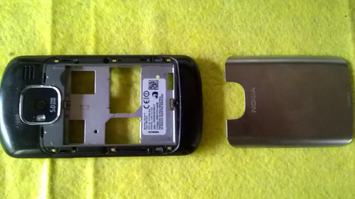 Carcaça Traseira Nokia E5 Preta Usada + Tampa Da Bateria