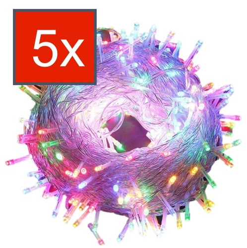 Pack 5 Guirnaldas Led Multicolor 10m - Decorala