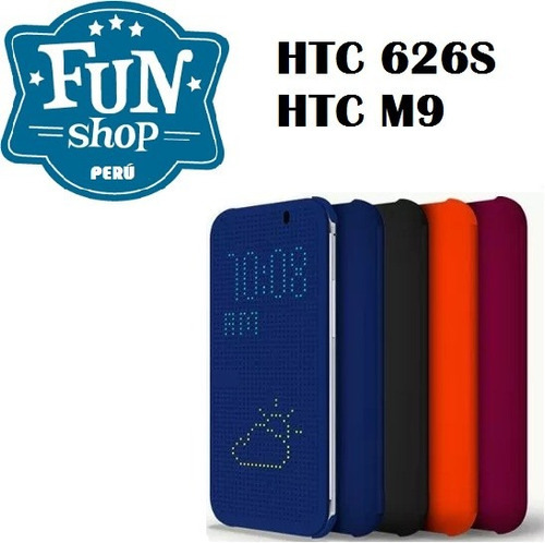 Funda Flip Case Dot View Htc Desire 626s / M9 / M8